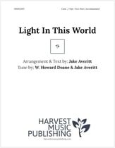 Light In This World Unison/Two-Part choral sheet music cover